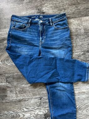 Old Navy Blue High-Rise Skinny Jeans